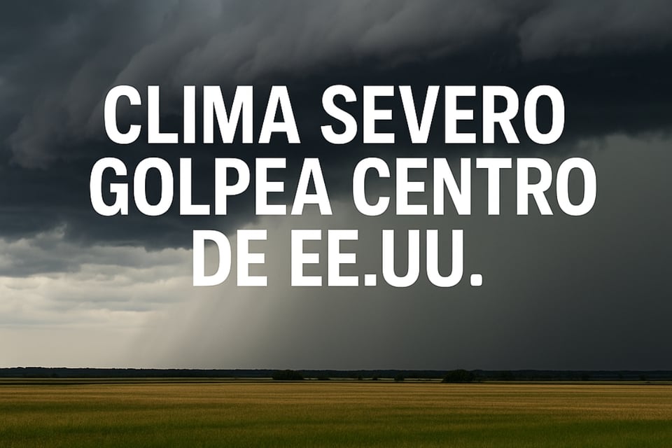 Clima severo golpea el centro y afectará múltiples estados