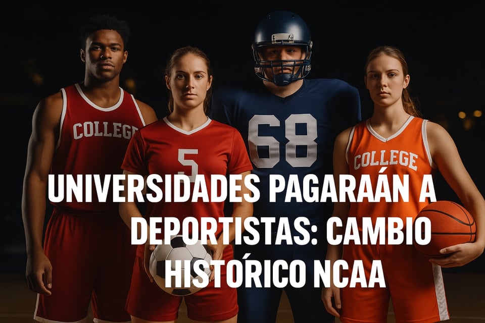 NCAA, deporte universitario, pago a atletas MundoNOW