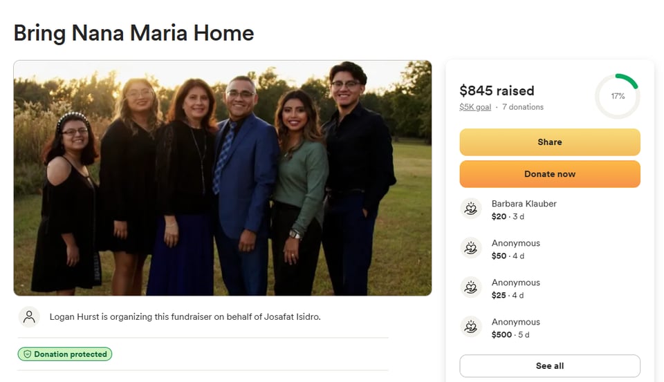 maria, isidro, apoyo, familia, comunidad