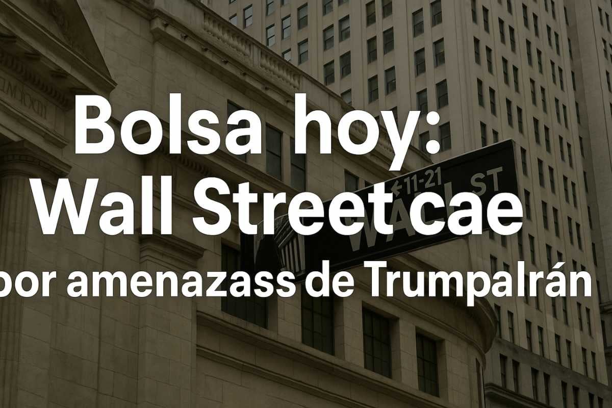 vista de edificio de bolsa de valores new york, bolsa hoy