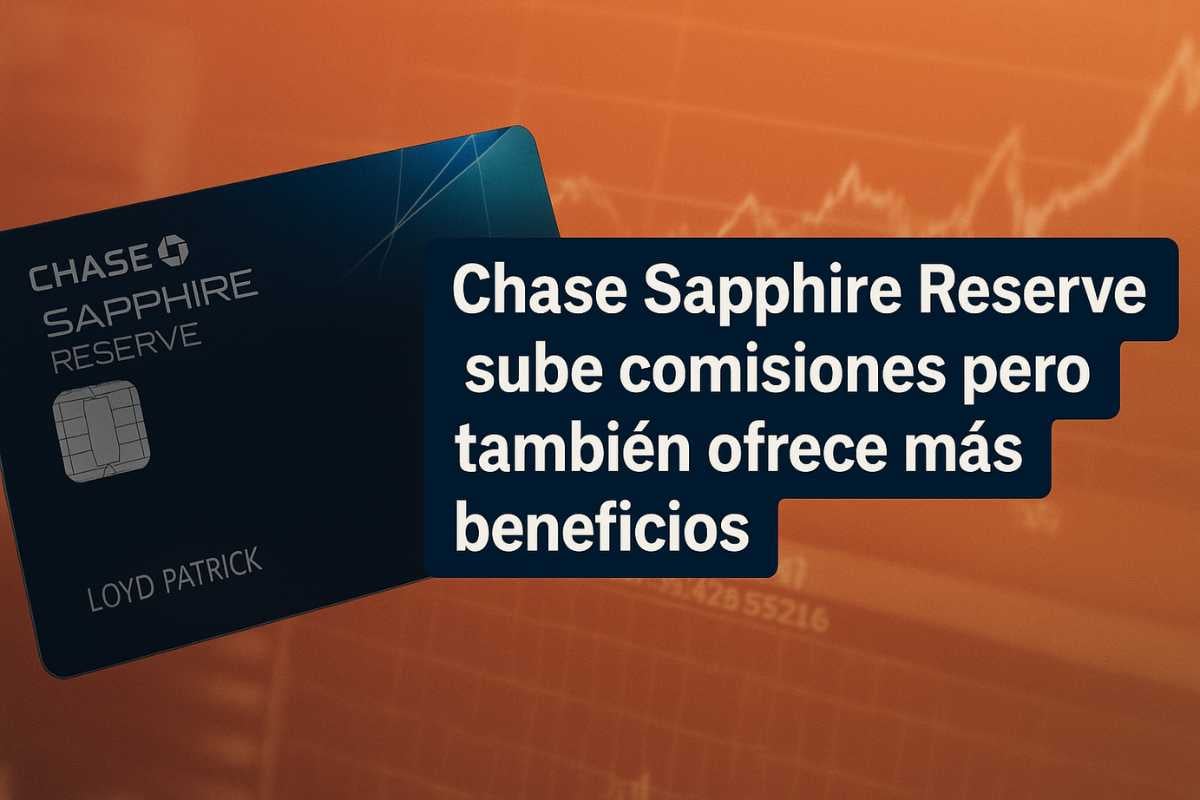 Chase Sapphire Reserve sube comisiones pero también ofrece más beneficios