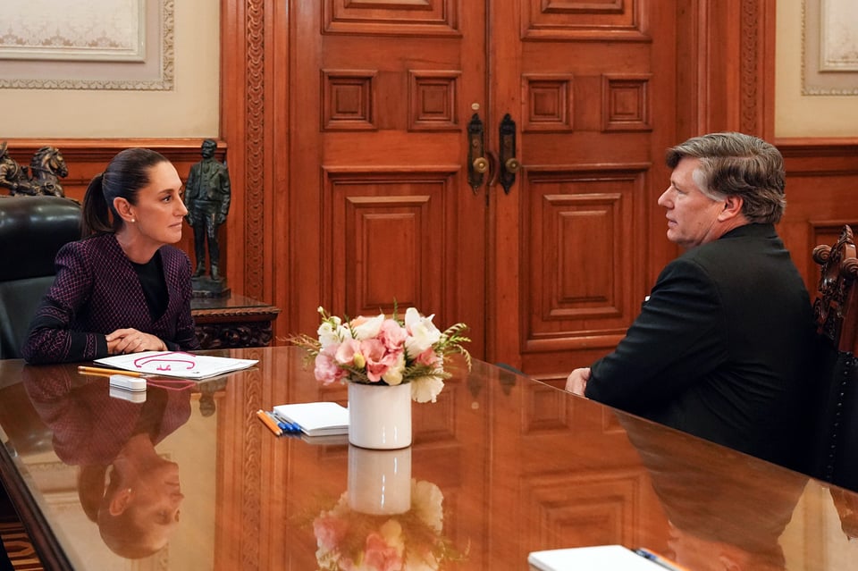 EE.UU. expresa “bastante optimismo” tras reunión de seguridad con Sheinbaum