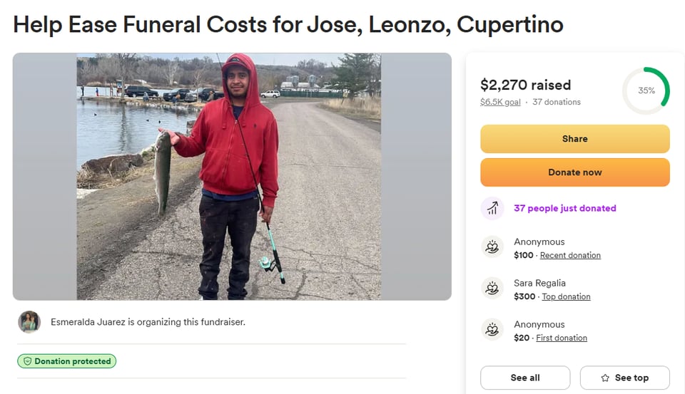 accidente, idaho, latinos, familias, apoyo
