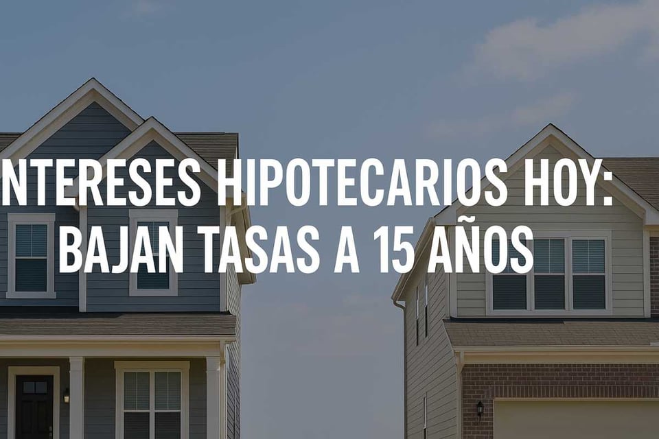 Hipotecas más baratas: El interés a 15 años cae a 5,98 % featured image
