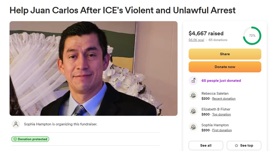 ice, inmigrante, juan, carlos, detenido