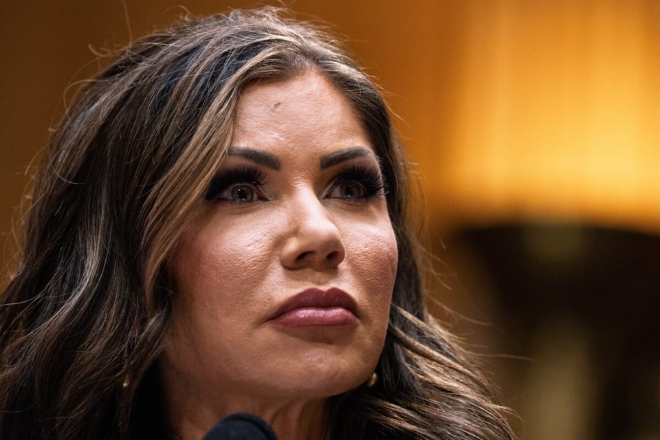 Kristi Noem hospitalizada por reacción alérgica