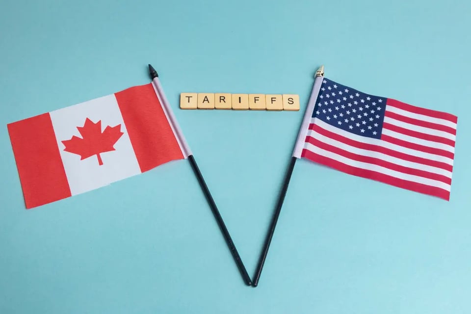 banderas usa y canadá, tarifas de importación
