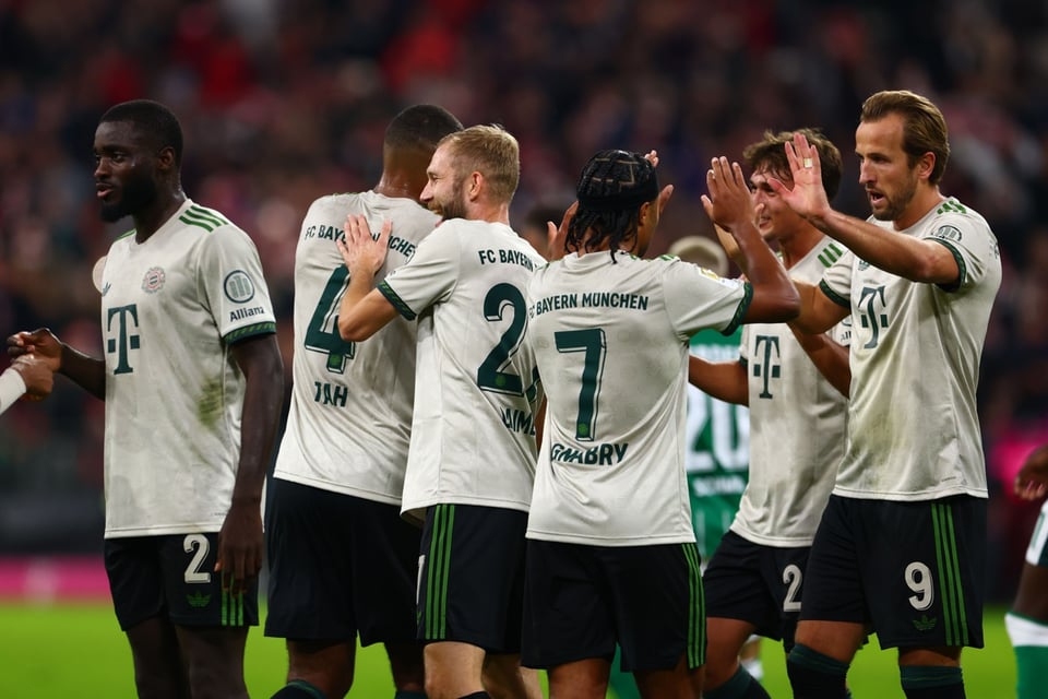 Bayern Múnich arrasa al Werder Bremen con doblete de Kane