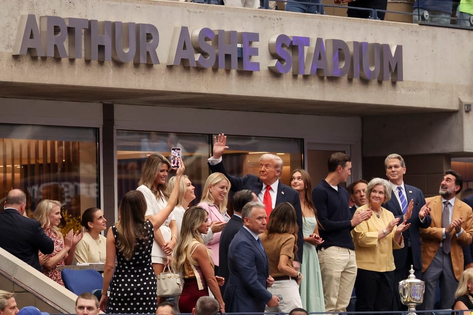 Trump recibe abucheos en la final del US Open