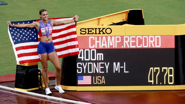 Sydney McLaughlin-Levrone hace historia con oro en los 400m planos