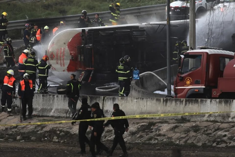 Explosión de pipa de gas en Puente de la Concordia deja 57 heridos en México (FUERTES IMÁGENES)