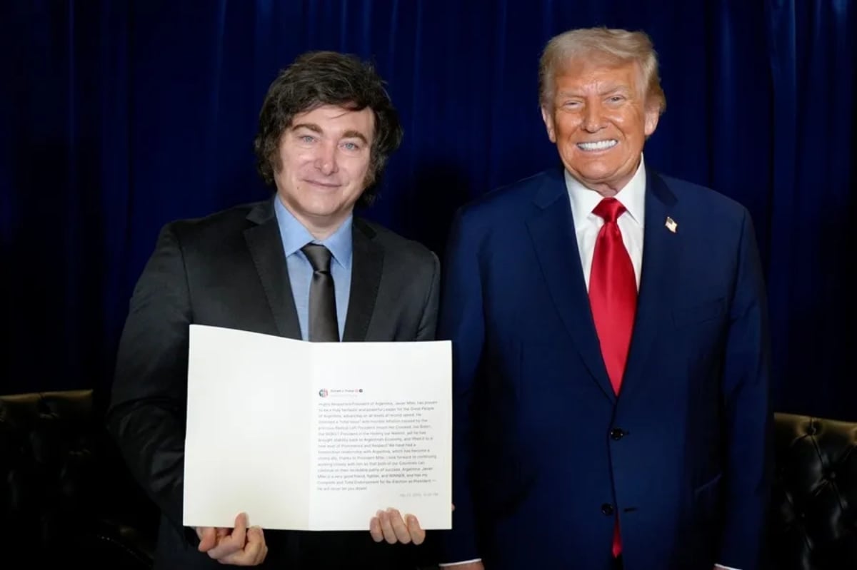 Trump respalda a Milei y buscan frenar la influencia china en Argentina