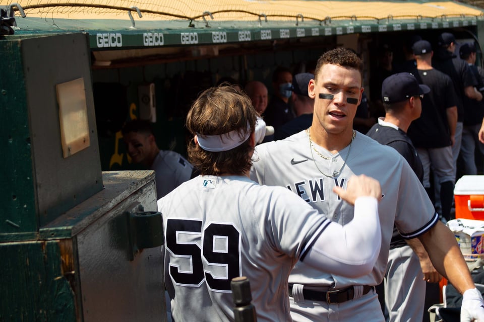 Aaron Judge iguala marca histórica de Yogi Berra con Yankees