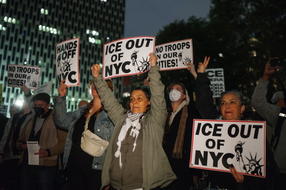 ¡Lo quieren fuera! Nueva York rechaza intervención de Trump tras redada del ICE