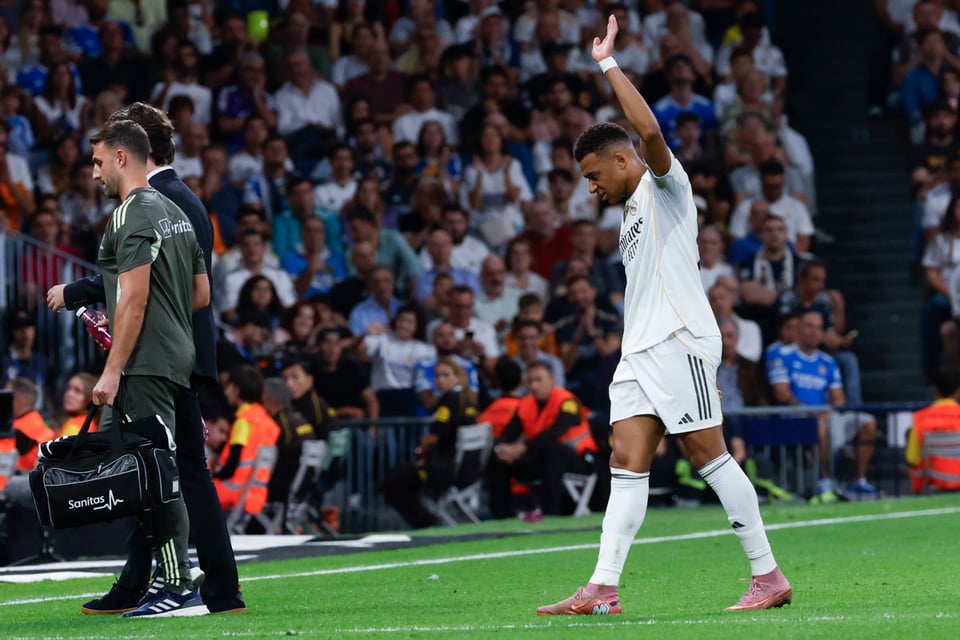 Alarma en el Madrid: Mbappé y Mastantuono acaban tocados