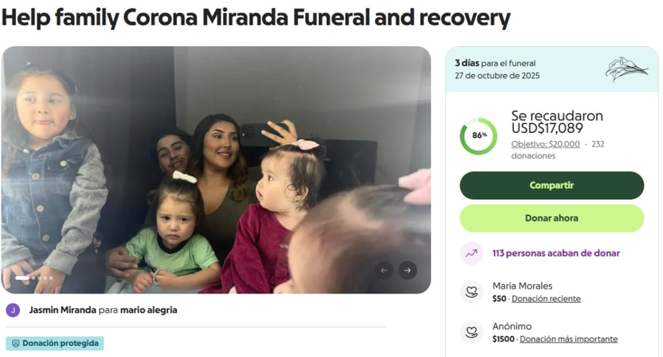 Conductor deja tres hispanos muertos