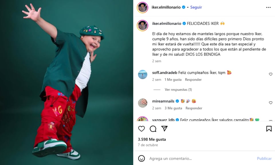 Iker El Niño Millonario
