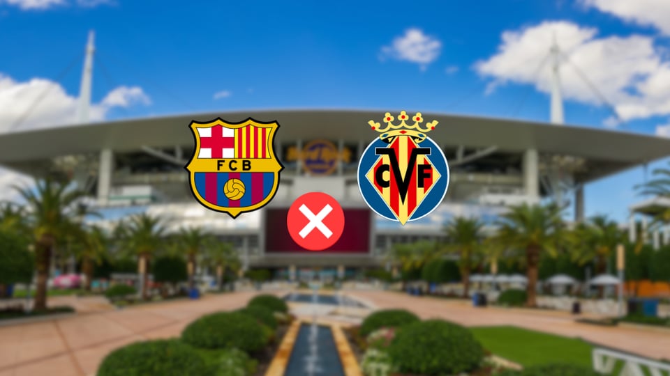 LaLiga cancela el Villarreal vs Barcelona en Miami