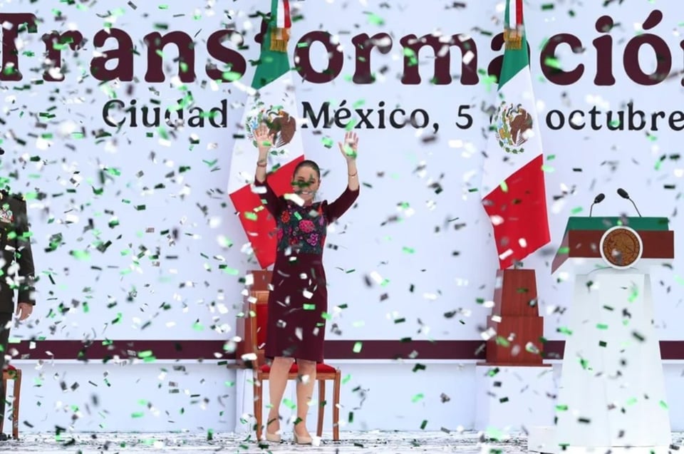 Claudia Sheinbaum, Discurso, Primer año MundoNOW