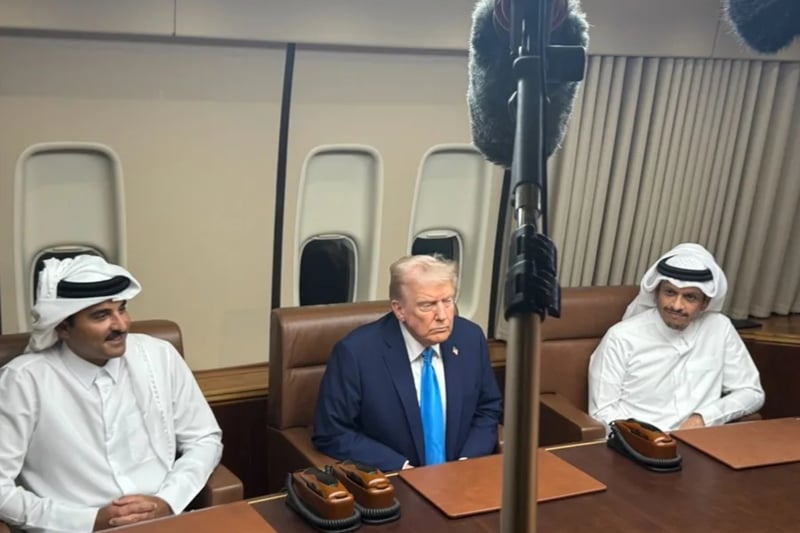 Trump visita Catar antes de su gira asiática por Malasia, Japón y Corea del Sur.