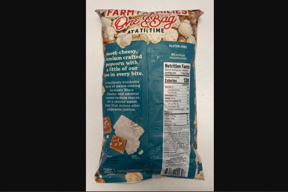 Cabot Creamery, retiro, contaminación alimentaria MundoNOW