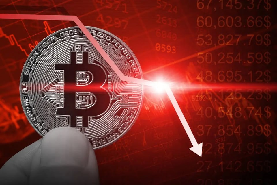 Precio del BTC se desploma ¿Qué pasa en el mercado cripto?