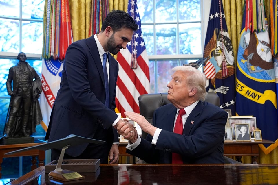 Trump sorprende compartiendo fotos con Zohran Mamdani en redes sociales