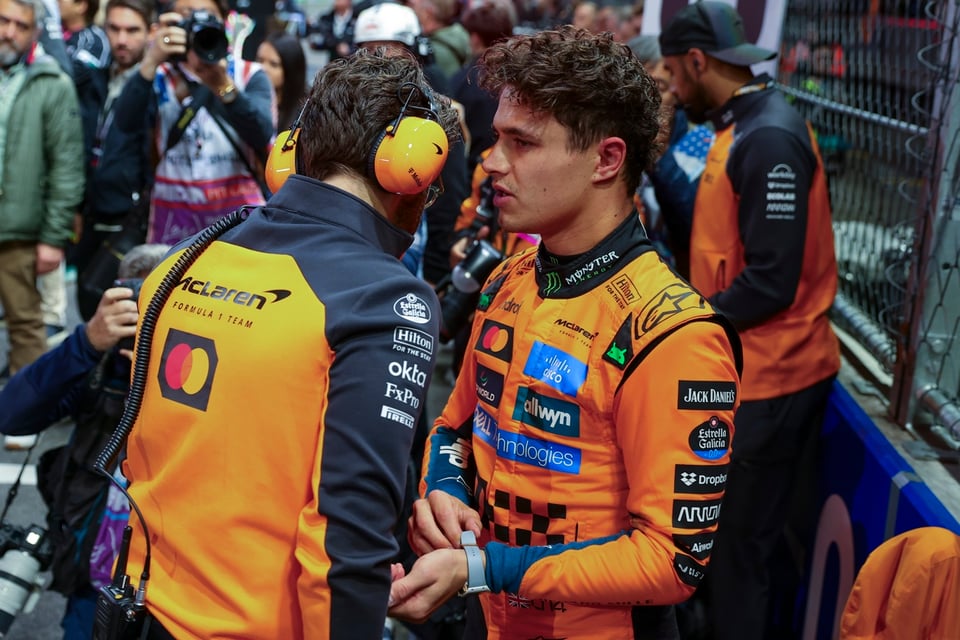 Norris y Piastri descalificados del GP de Las Vegas