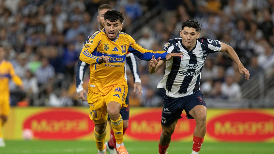 Rayados y Tigres empatan 1-1 en un intenso Clásico Regio