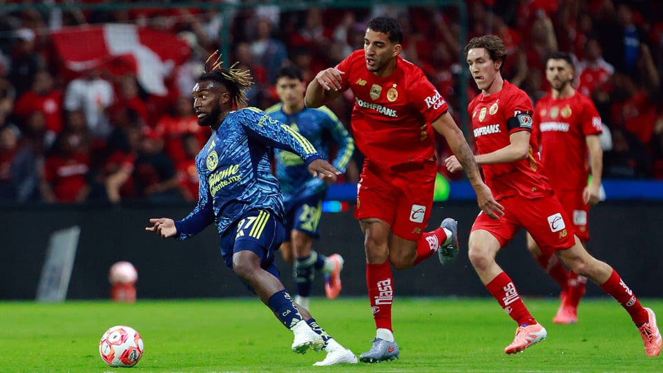 América revive pesadilla ante Toluca y cae al cuarto lugar del Apertura 2025