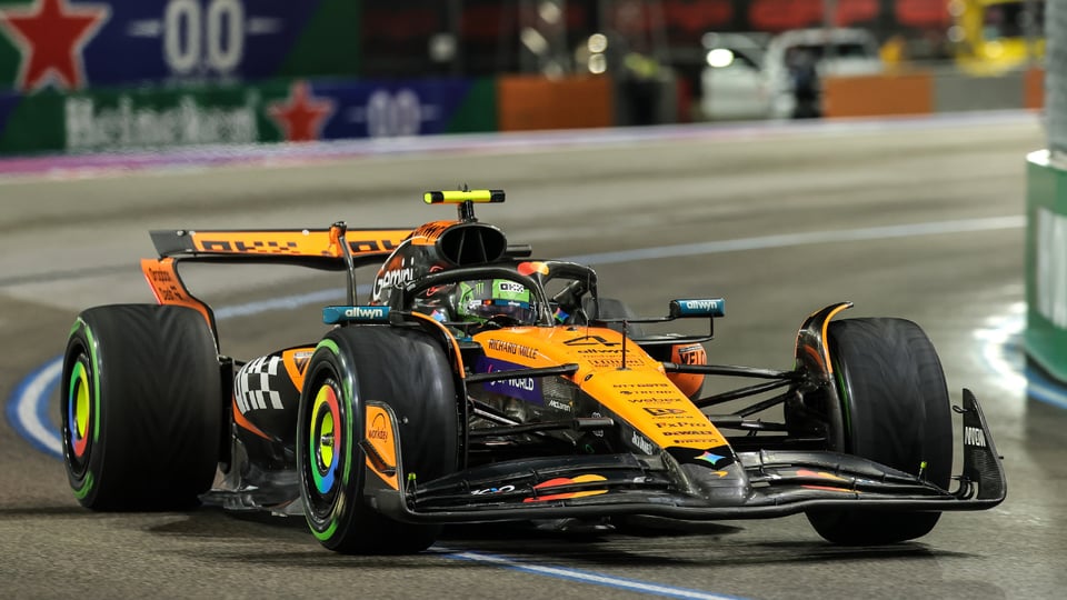 Lando Norris se lleva la pole en Las Vegas tras una caótica clasificación