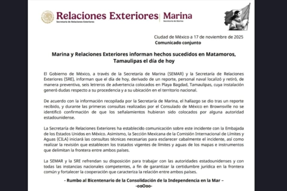 Retiran letreros confusos ,México, frontera MundoNOW