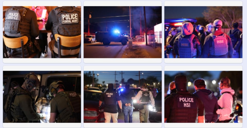 Allanamientos de ICE en Arizona dejan decenas de detenidos