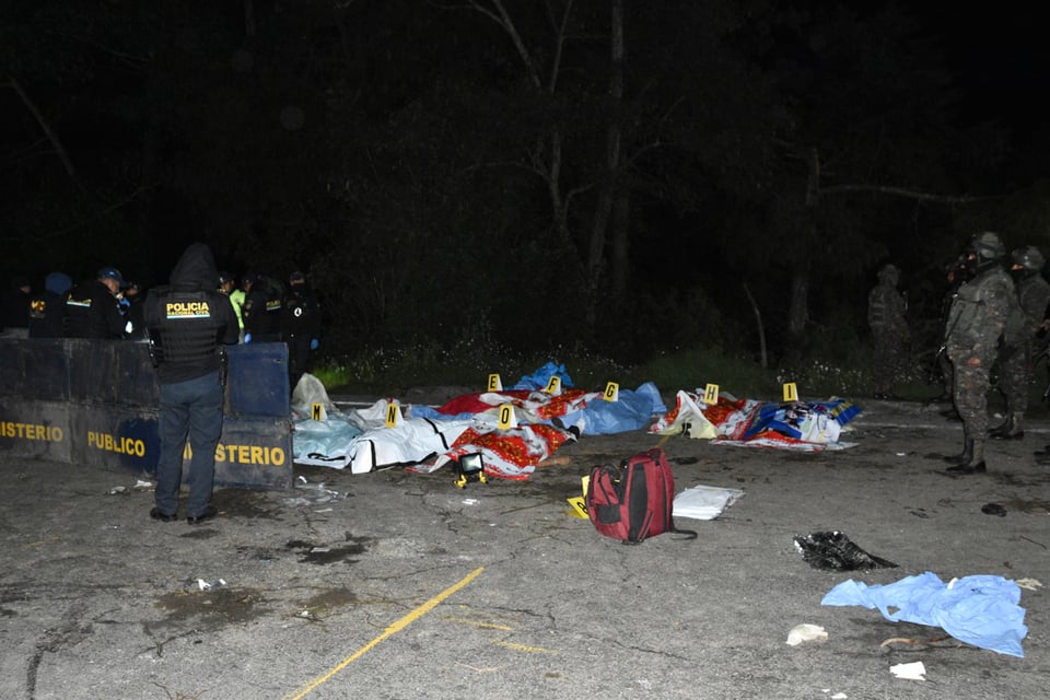 accidente, guatemala