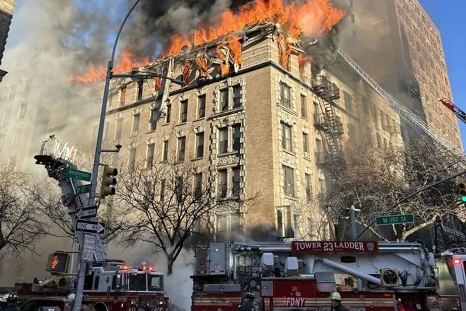 Incendio en Upper West Side provoca caos y deja varios heridos en Manhattan