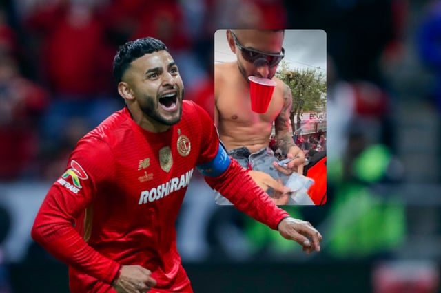 Alexis Vega en polémica por lanzar billetes a aficionados del Toluca