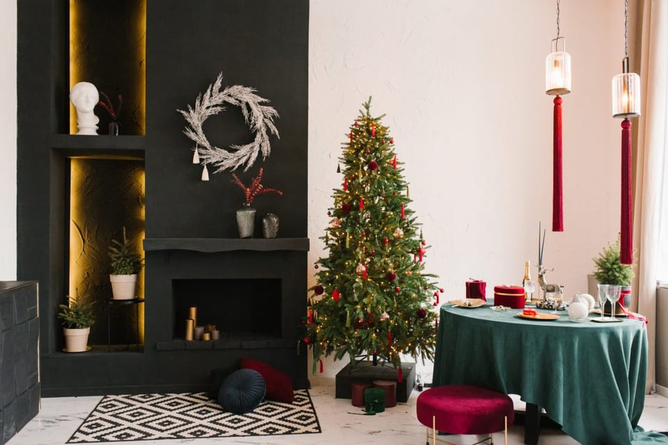 decoracion , navidena, 2025, tendencias, modernas 