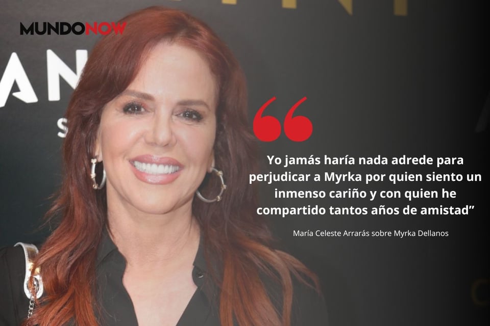 María Celeste responde a Myrka Dellanos, María Celeste Arrarás responds to Myrka Dellanos
