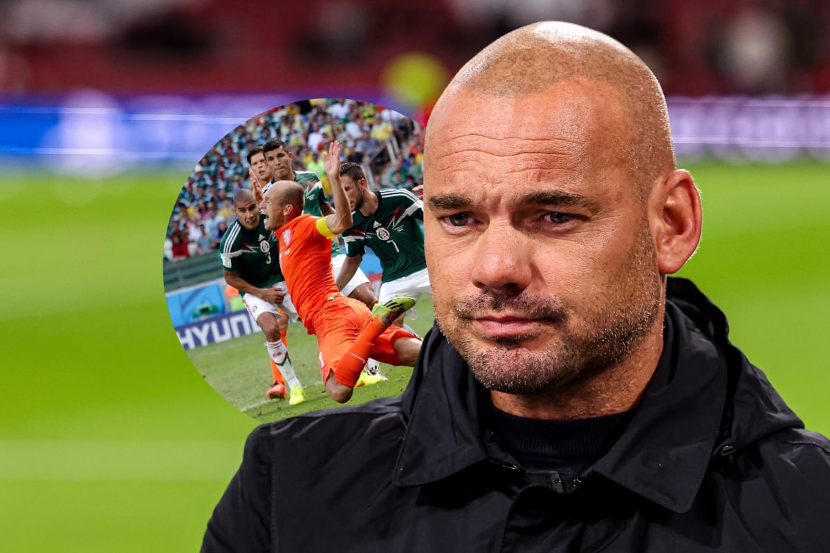 Sneijder rompe el silencio sobre Brasil 2014 ¿No era penal?
