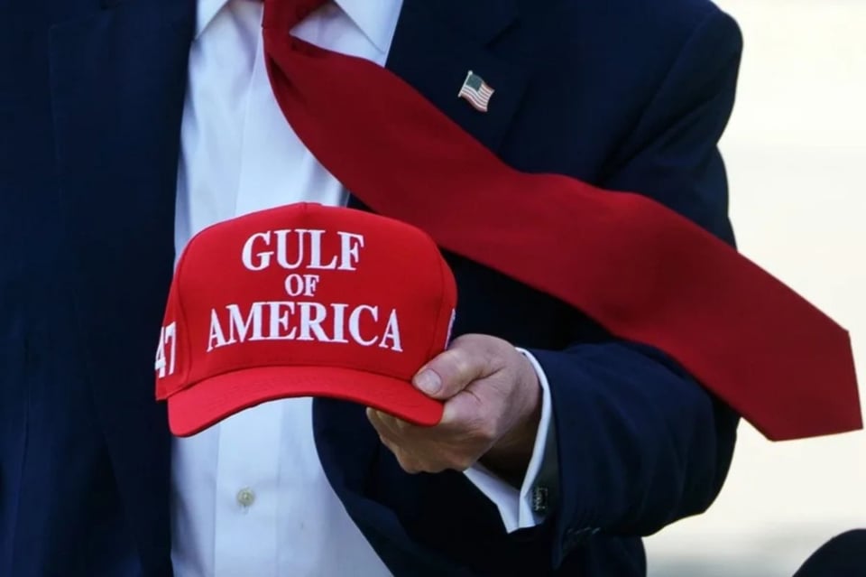 Trump bromea, Rebautizo, Golfo de México MundoNOW