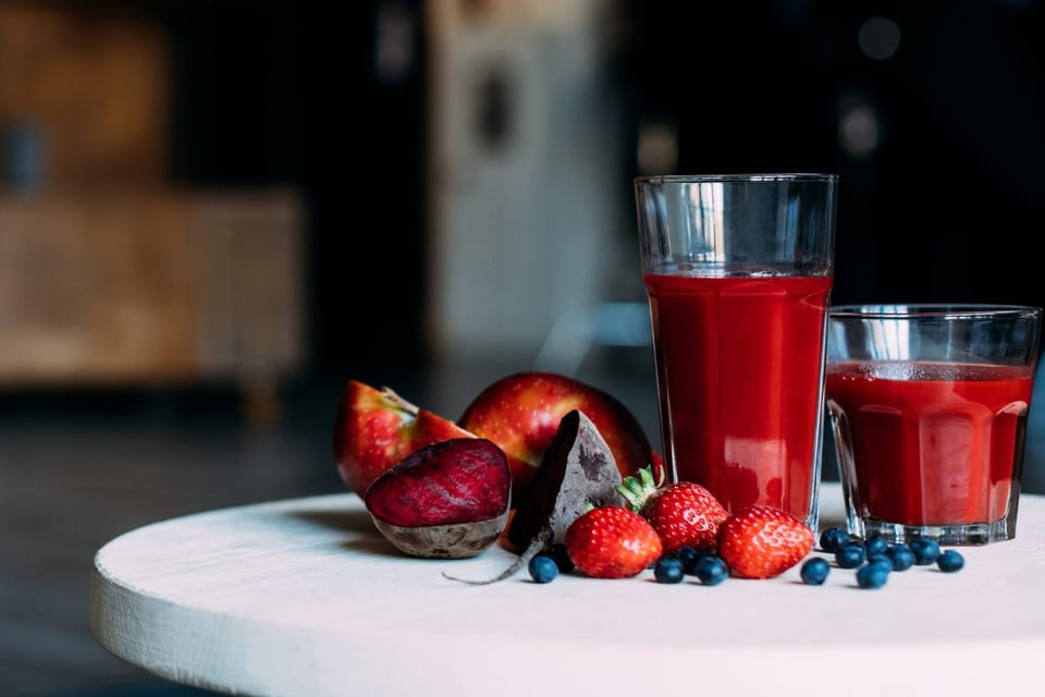 batido, frutos, rojos, colesterol, salud, Berry Smoothie Probiotic to Keep Cholesterol in Check!