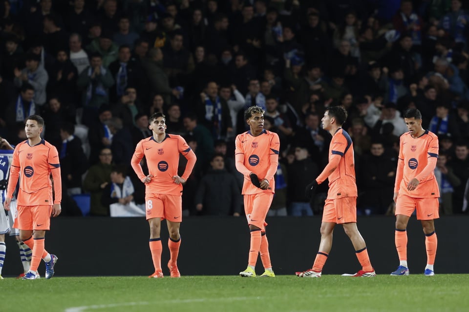 Barcelona cayó en Anoeta y aprieta LaLiga