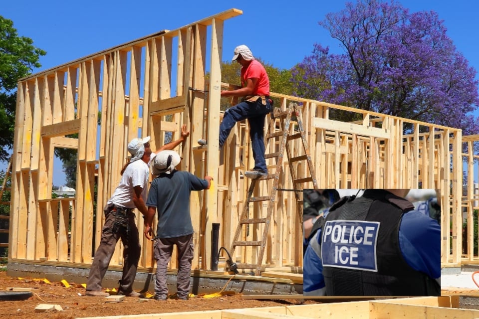 ICE irrumpe en obras de El Paso y detiene a trabajadores