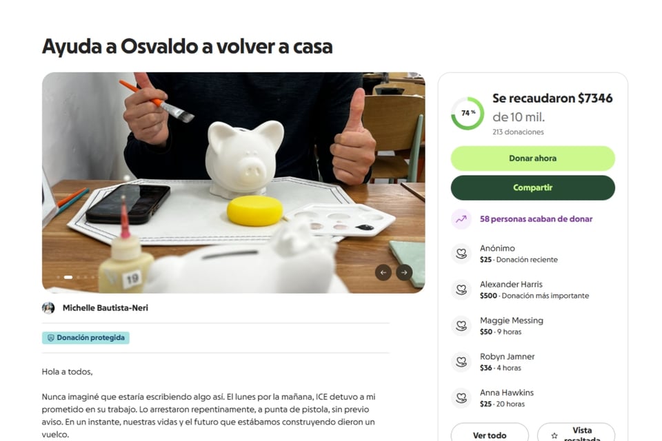 Detención de ICE, boda, apoyo MundoNOW