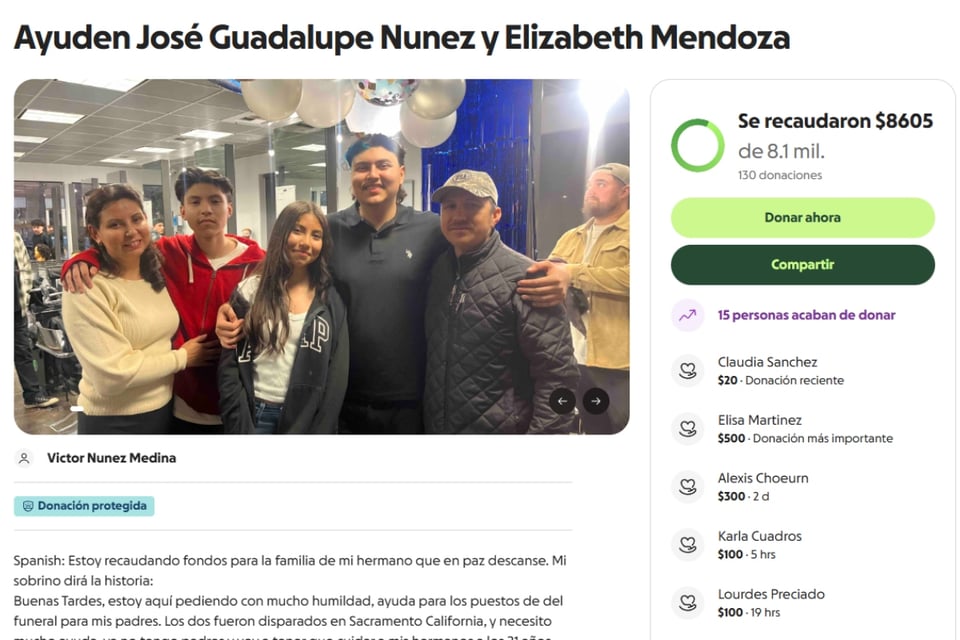 Joven, Padres asesinados, Sacramento MundoNOW