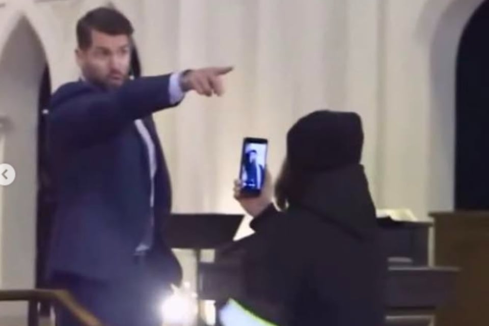 Protesters Interrupt Church Service, Prompting Response From the Department of Justice