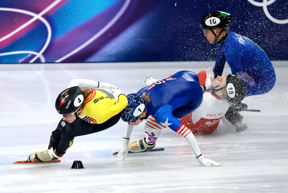 ¡PÁNICO Y SANGRE! Patinadora sufre brutal corte en la cara