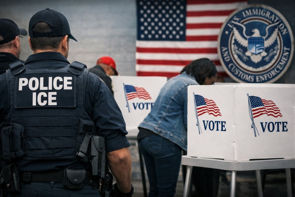 Aliado de Trump promete agentes de ICE en centros de votación