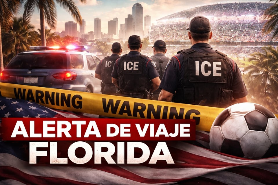 Lanzan alerta de viaje por redadas antes del Mundial en Florida