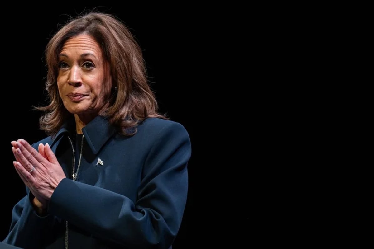 Kamala Harris rechaza intervención militar para derrocar al régimen en Irán